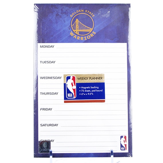 Weekly Planner - Golden State Warriors, Magnetic, 75 Pgs., 6