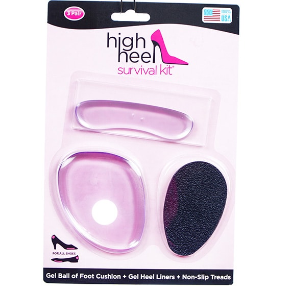 Gel Ball Of Foot + Heel + Gripper