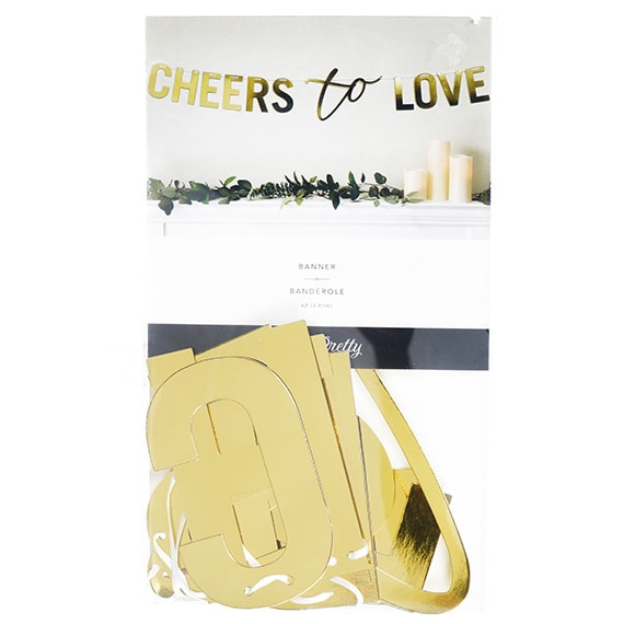 Banner Cheers To Love,  82x53