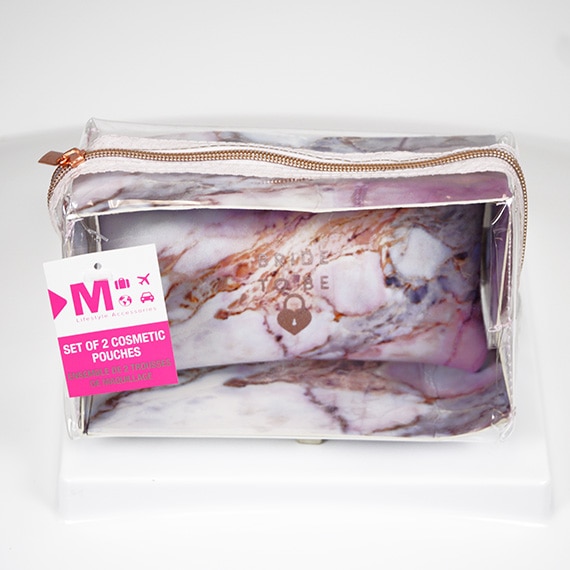 Cosmetic Pouches Clear Loaf With Insert -Bridal MBBS RS-CA