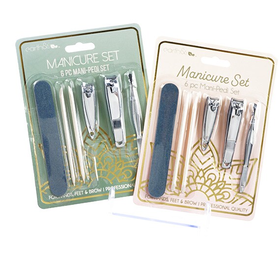 Mani-Pedi Value 6 PC Set Asst
