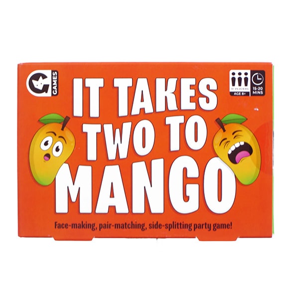It Takes Two To Mango 3+ Players Age 8+ 4x6in