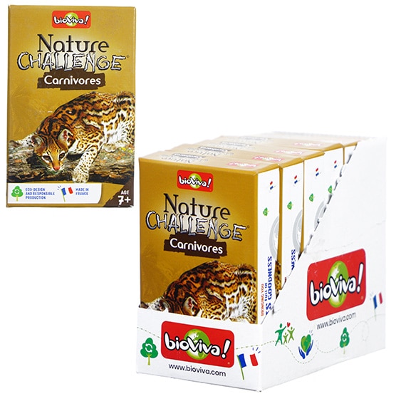 Nature Challenge - Carnivore Card Game PDQ
