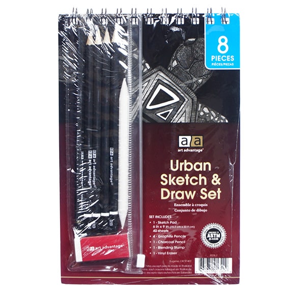 Urban Sketch & Draw 8PC Set