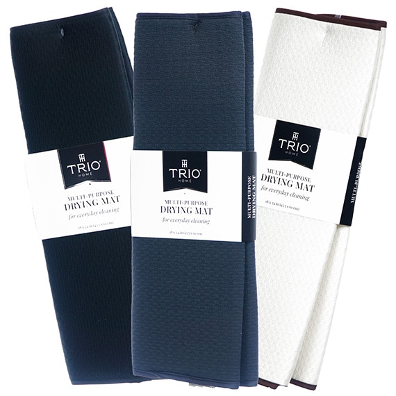 Drying Mat Asst -Grey, Beige, Black 18