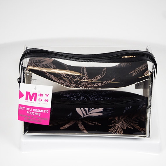 Cosmetic Pouches Clear Loaf With Insert -Seychelles RS-CA