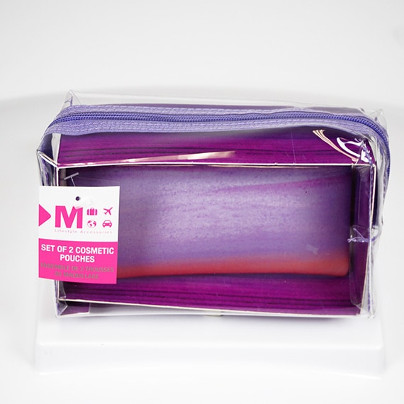 Cosmetic Pouches Clear Loaf With Insert -Ombre RS-CA