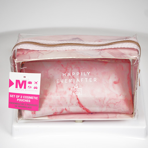 Cosmetic Pouches Clear Loaf With Insert -Bridal Happily RS-CA