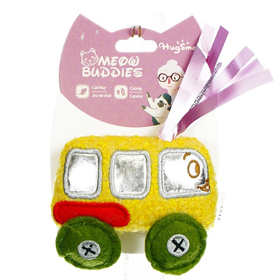 Cat Toys Meow Buddies Bus Crazy Catcher