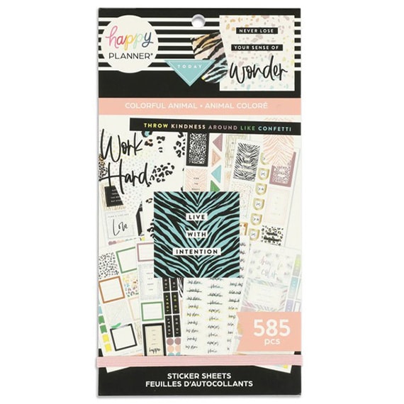 Colorful Animal Classic 30 Sheet Sticker Value Pack