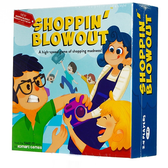 Shoppin' Blowout Game 2-4 Players 8+ 11x11in