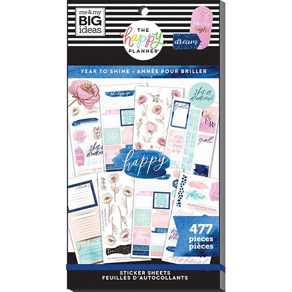 Year To Shine/Goal Setting Sticker Pad