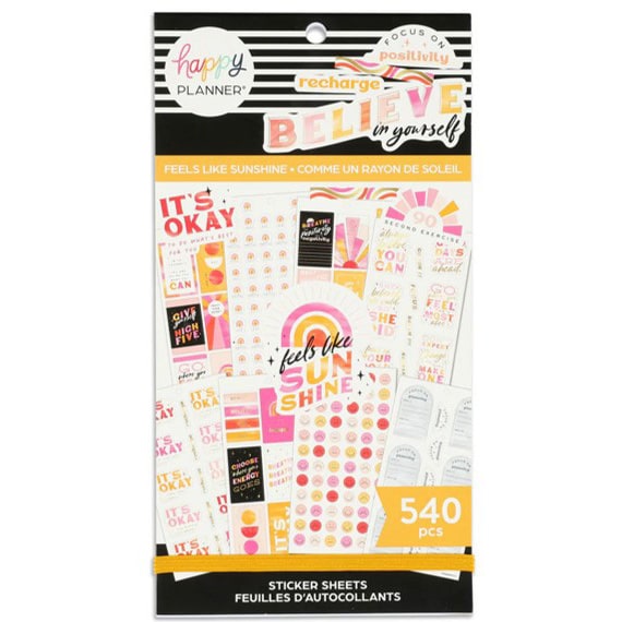 Feels Like Sunshine Classic 30 Sheet Sticker Value Pack