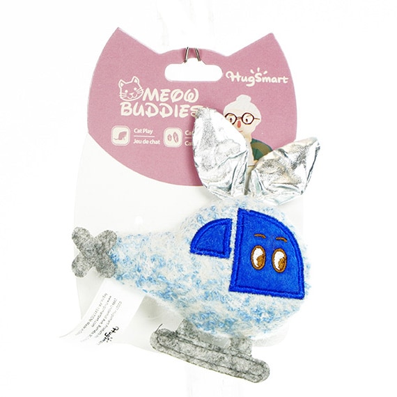 Cat Toys Meow Buddies Helicopter Crazy Catcher