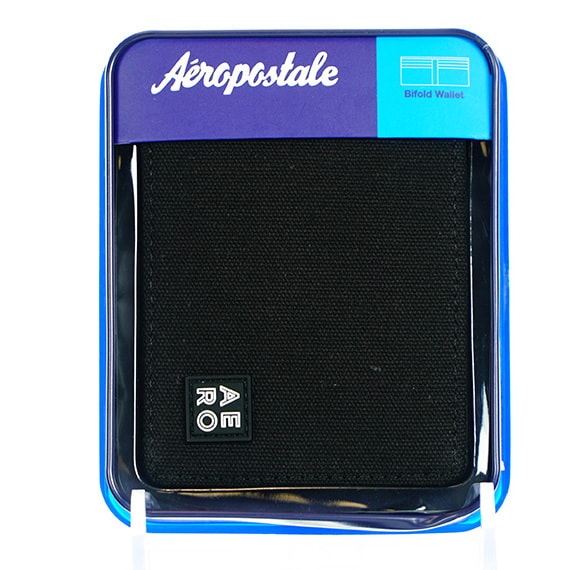 Wallet Bi Fold Canvas Textile Silicone Aero Black PP $20.00