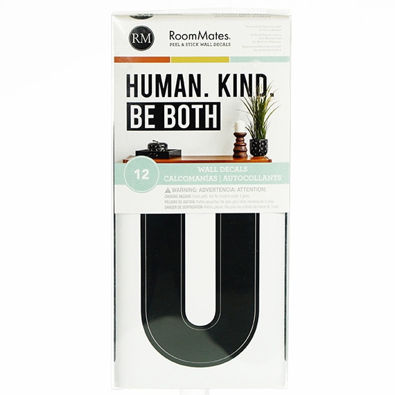 Human Kind Wall Decals 11x5in