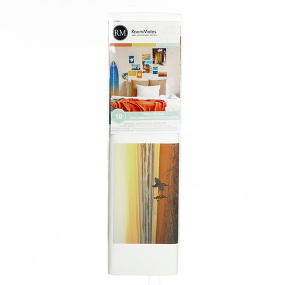 Retro Surf Poster Kit Giant Peel & Stick Wall Decals 18x5in