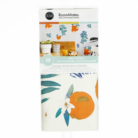 Orange Blossom Wall Decals 11x5in