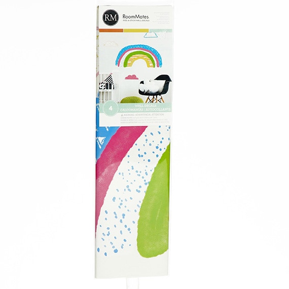Pattern Rainbow Giant Peel & Stick Wall Decals 18x5in