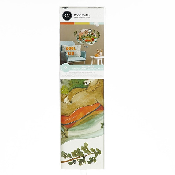 Lazy River & Friends Peel & Stick Giant Wall Decals 18x5in