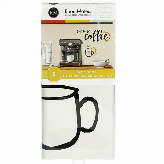 But First Coffee Quote Wall Decals 11x5in