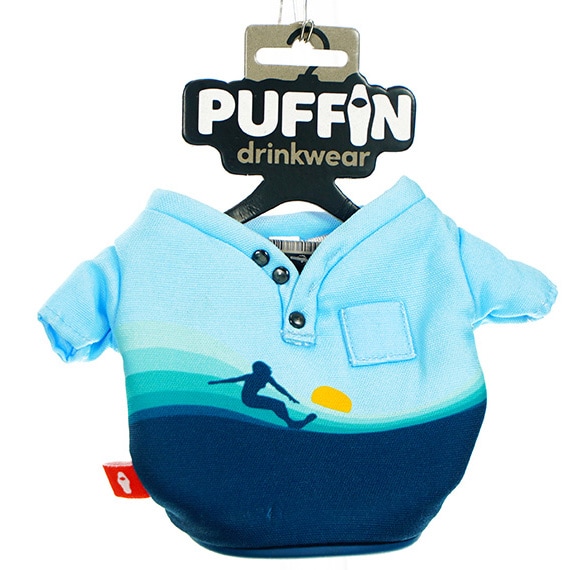 Beverage Koozy Puffin Tee-Seaside