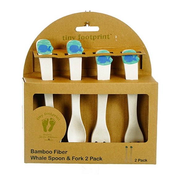 Wally Whale Spoon & Fork 2 Pack