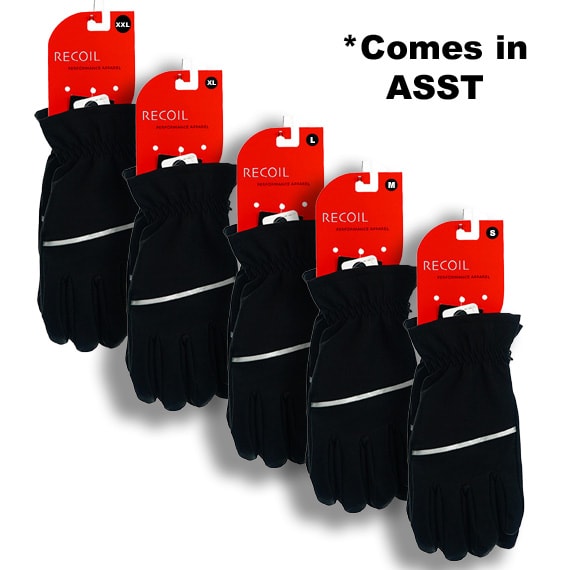 Glove Soft Shell Men Black 1SM, 4MD, 2L, 4XL, 1XXL PP $29.99