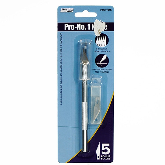 Pro Art #1 Knife W/Cap 6 Blades
