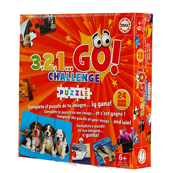 3,2,1…Go! Challenge Puzzle 24Pc 6+ 10x10in