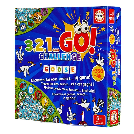 3,2,1…Go! Challenge Goose 2-4 Player 6+ 10x10in