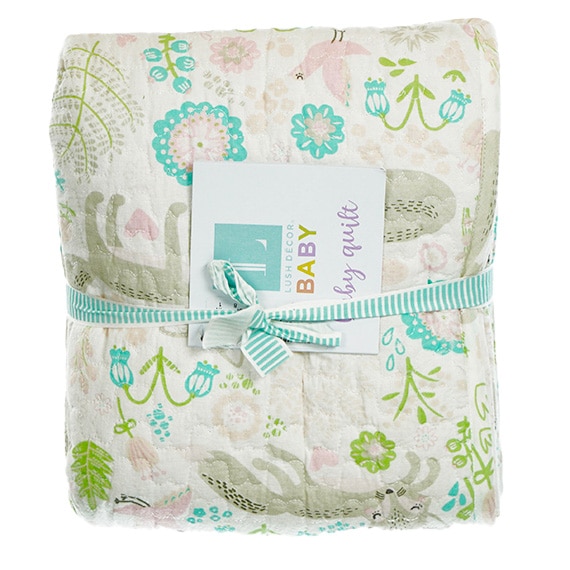 RSLO-CA Baby Quilt Organic Cotton Single Pixie Fox PP $90.00