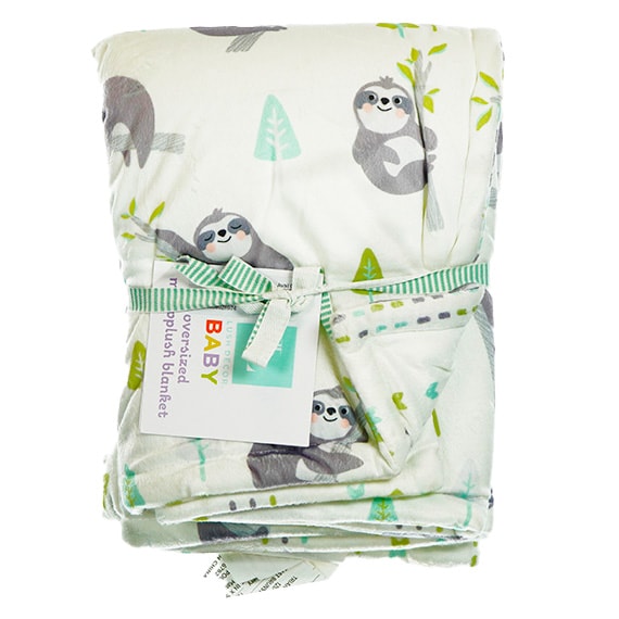 RSLO-CA Baby Blanket Hygge -Sloth PP $75.00