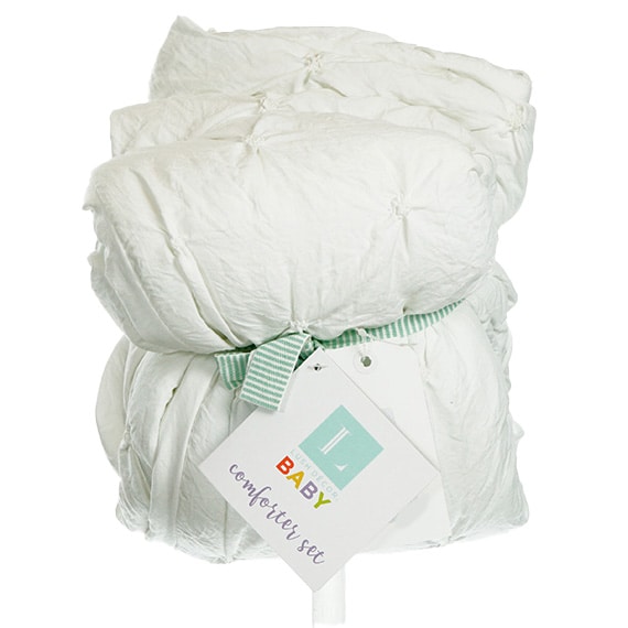 RSLO-CA Comforter 3 PC Set -Ravello Pintuck White PP $190.00