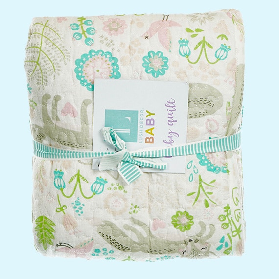 -RLOC Baby Quilt Organic Cotton Single Pixie Fox PP $90.00