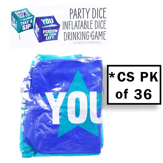 Party Dice Drinking Game Inflatable 12