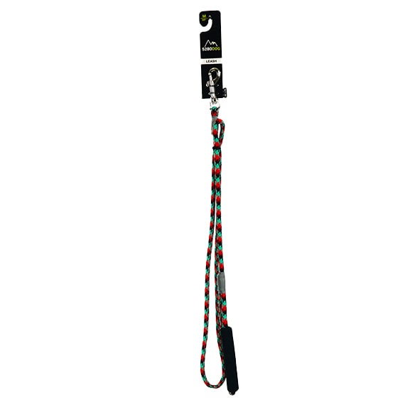 Braided Dog Leash Red MD 5Ft 5/16
