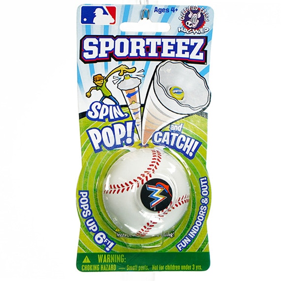Miami Marlins - MLB Sporteez Spin, Pop! Catch! 4+ 7x4in