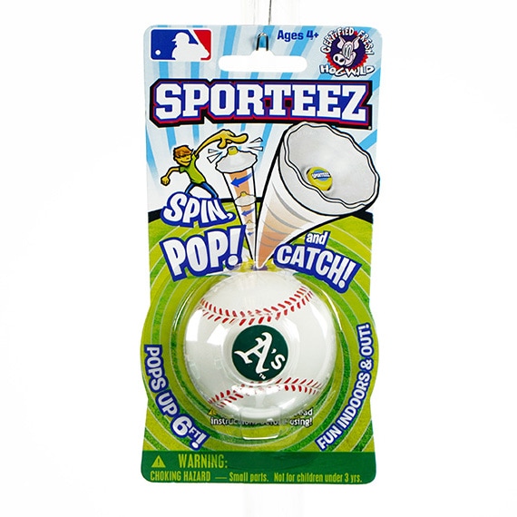 Oakland Athletics - MLB Sporteez Spin, Pop! Catch! 4+ 7x4in