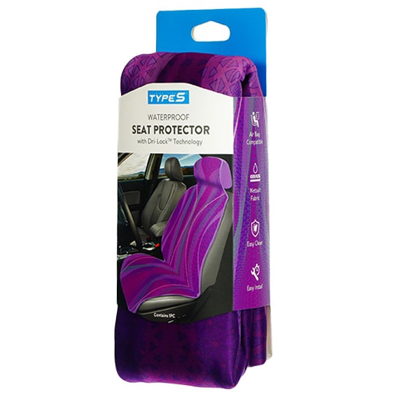 Waterproof Seat Protector -Purple