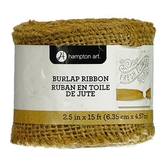 Burlap Ribbon 15'X2.5