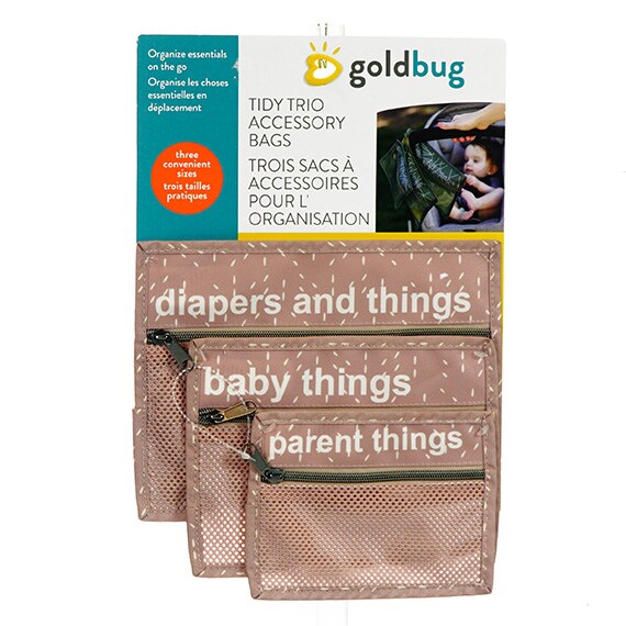 Goldbug Multi Use Bags 2D 3Pk Pnk
