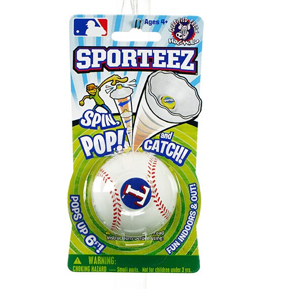 Texas Rangers - MLB Sporteez Spin, Pop! Catch! 4+ 7x4in