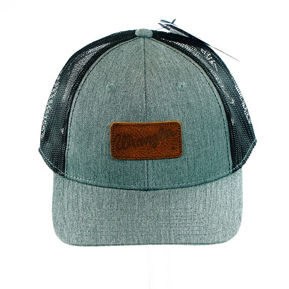 Cap Wrangler Patch Mesh Gray/Black OSFM