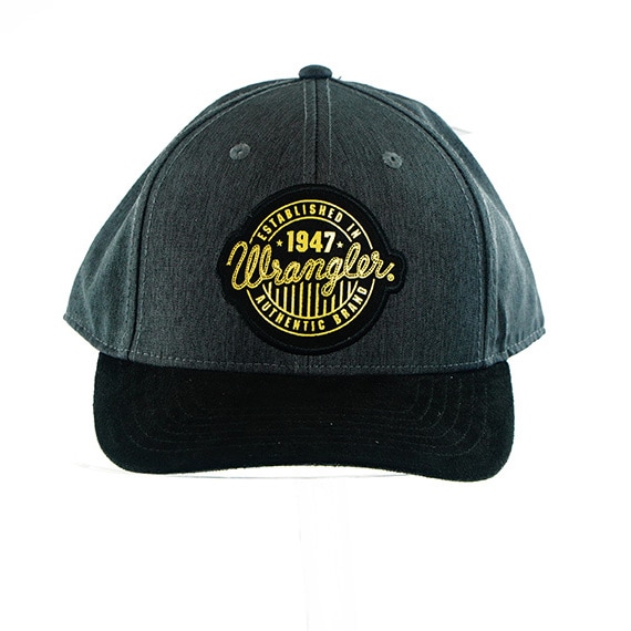 Cap Wrangler Est. 1947 Patch Charcoal/Black OSFM