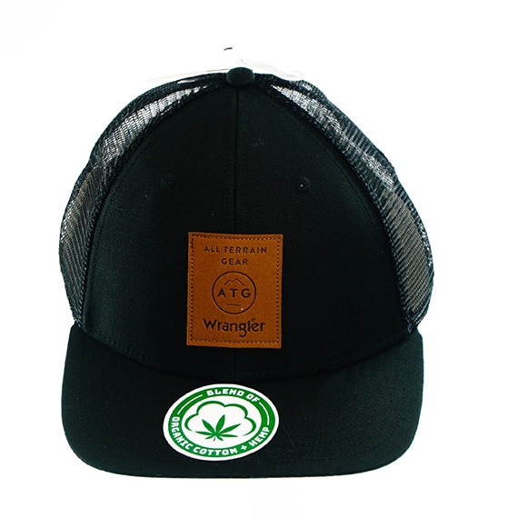 Cap Wrangler ATG Mesh Cotton+Hemp Black OSFM