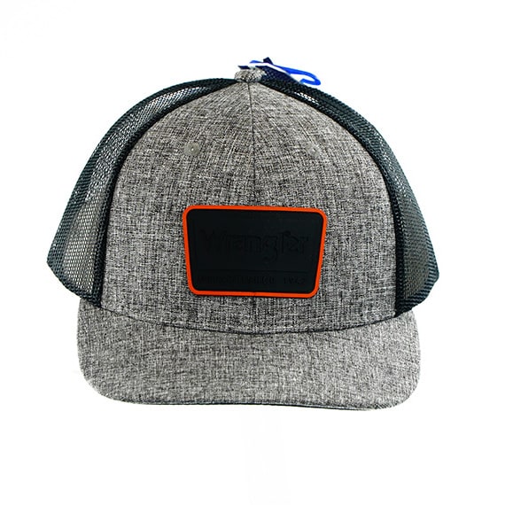 Cap Wrangler Rubber Patch Mesh Charcoal/Black OSFM
