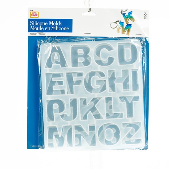 Mold Silicone Letter/Number 2Pk