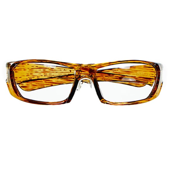 Safety Glasses Outlander Caramel Frame -Clear Lens