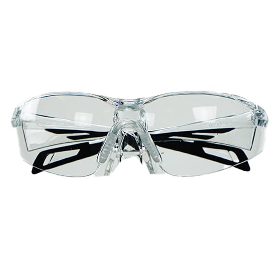 Safety Glasses Pmxslim Black Temple Tips Clear Lens